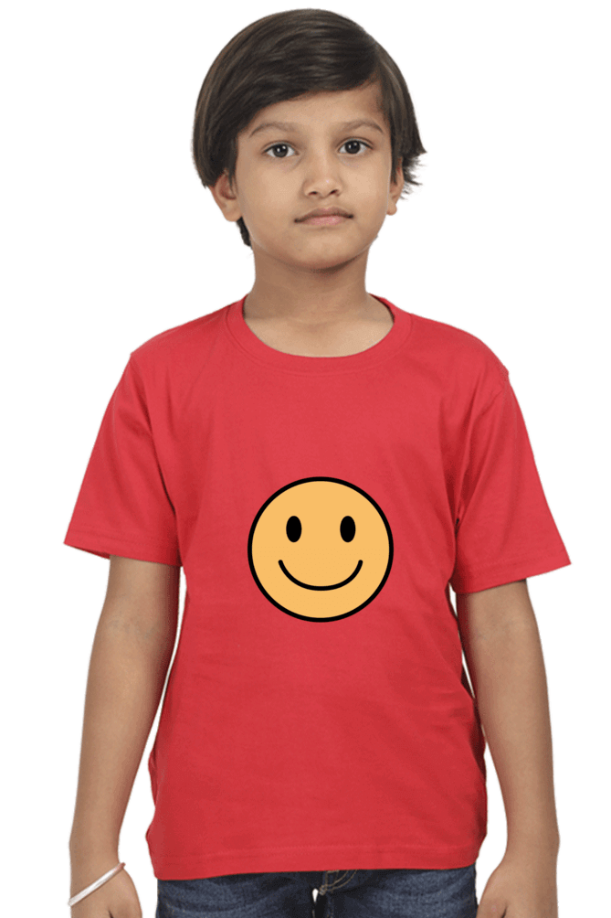 Smiley Kids Round Neck Tshirt