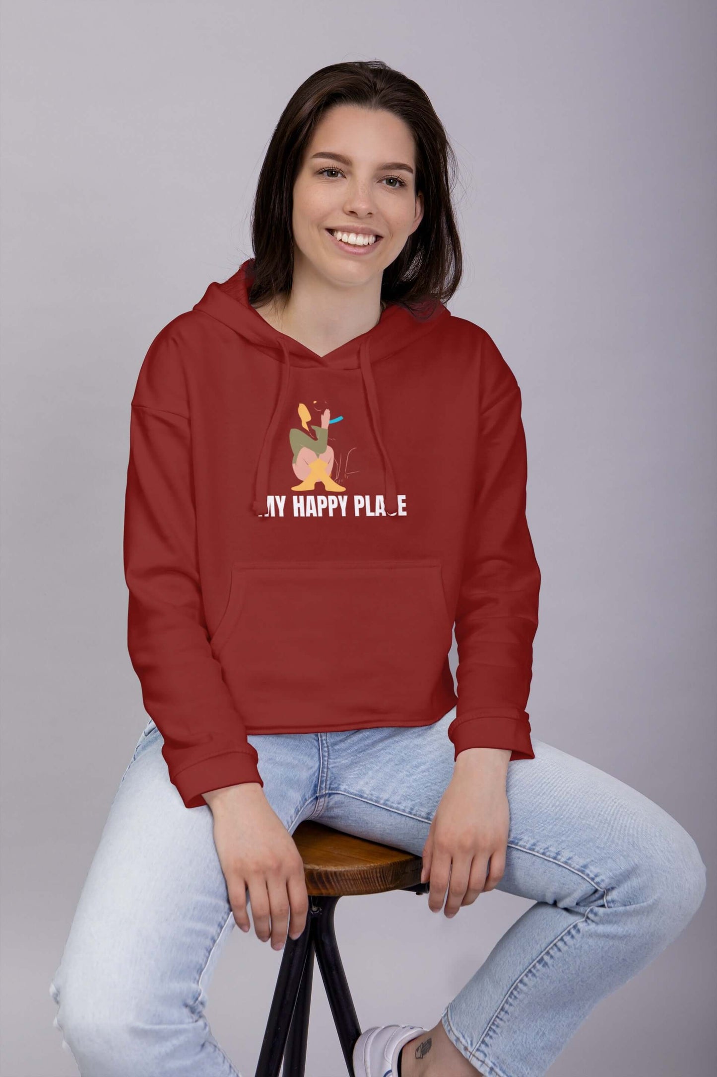My Happy Place Unisex Hooded Sweatshirt