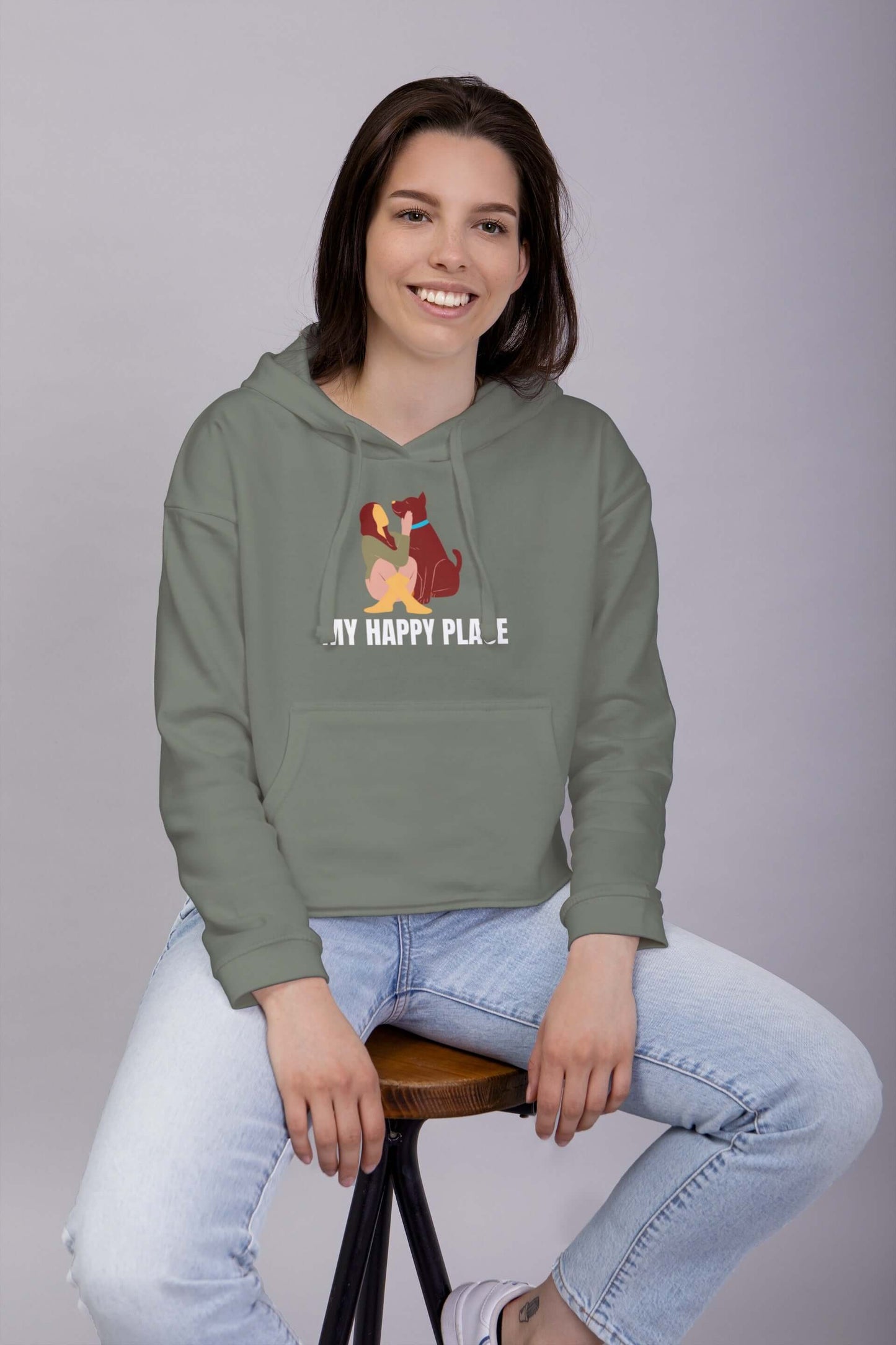 My Happy Place Unisex Hooded Sweatshirt