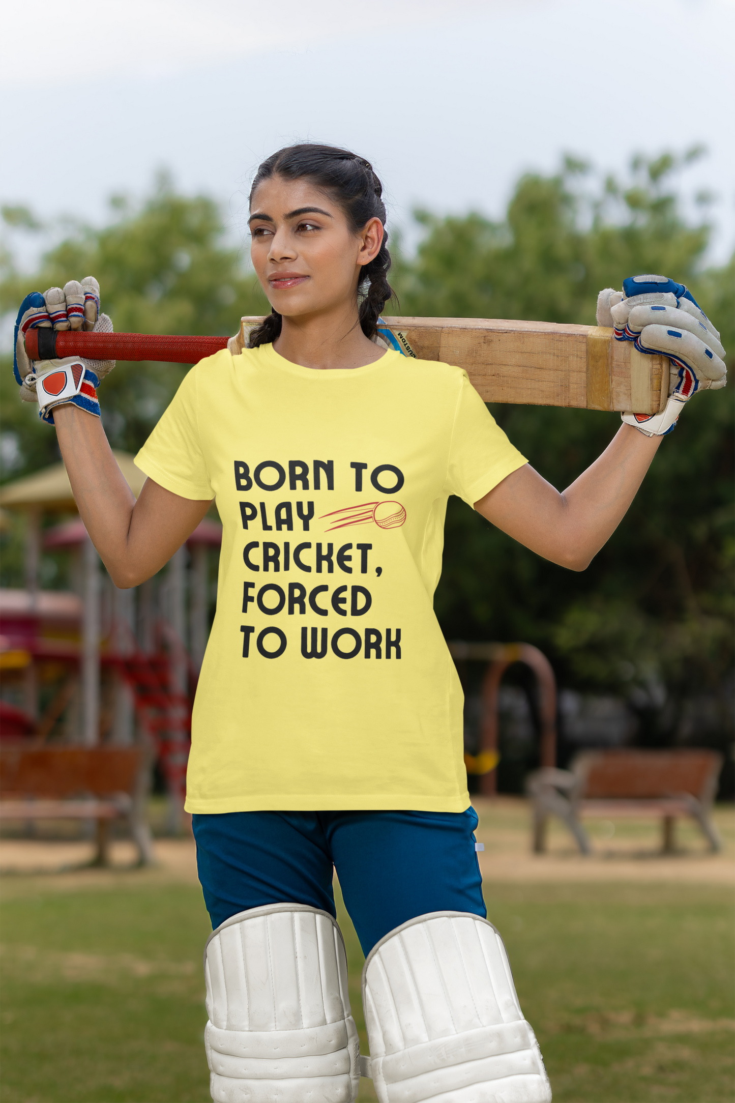 Born to play Cricket Unisex Tshirt