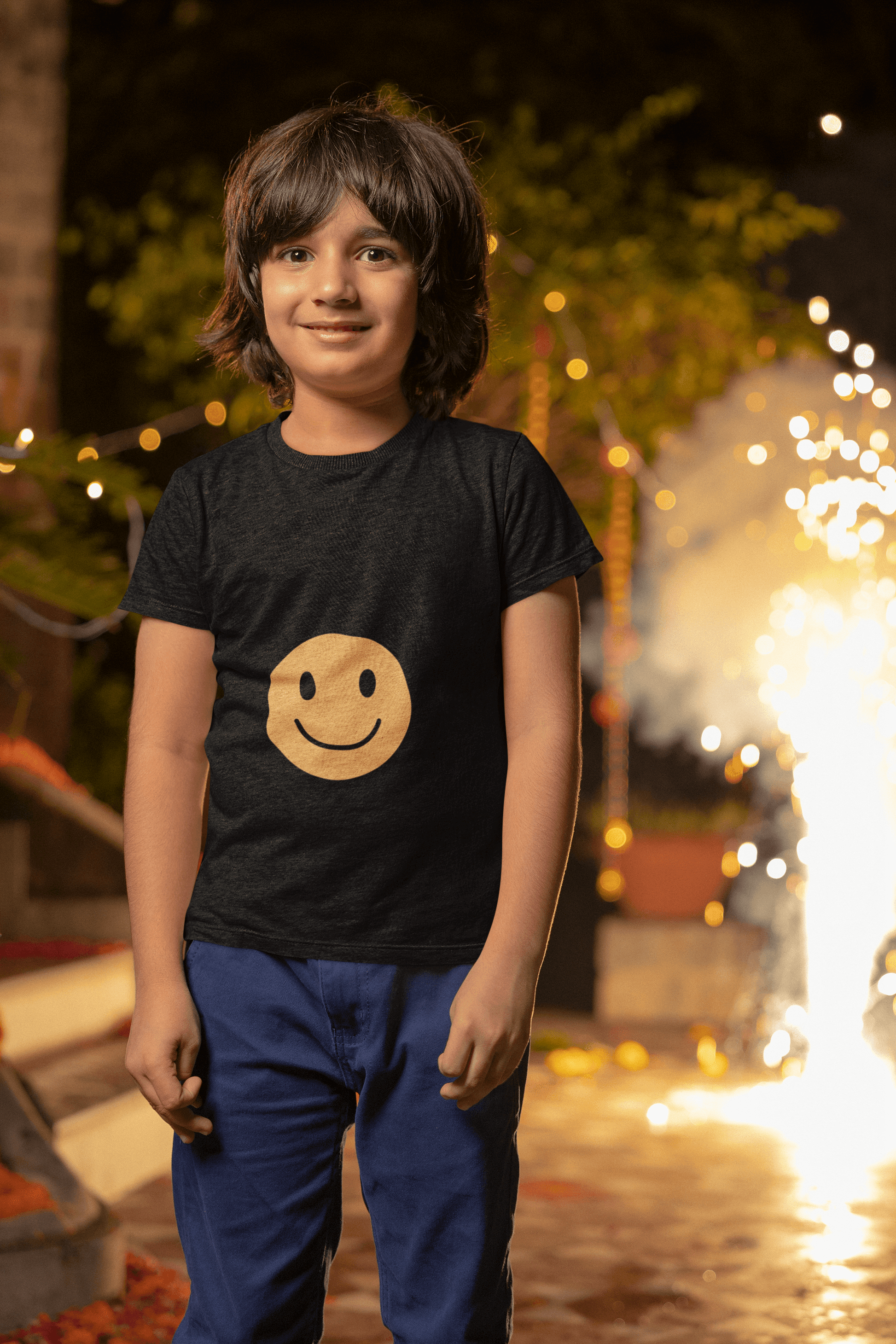 Smiley Kids Round Neck Tshirt