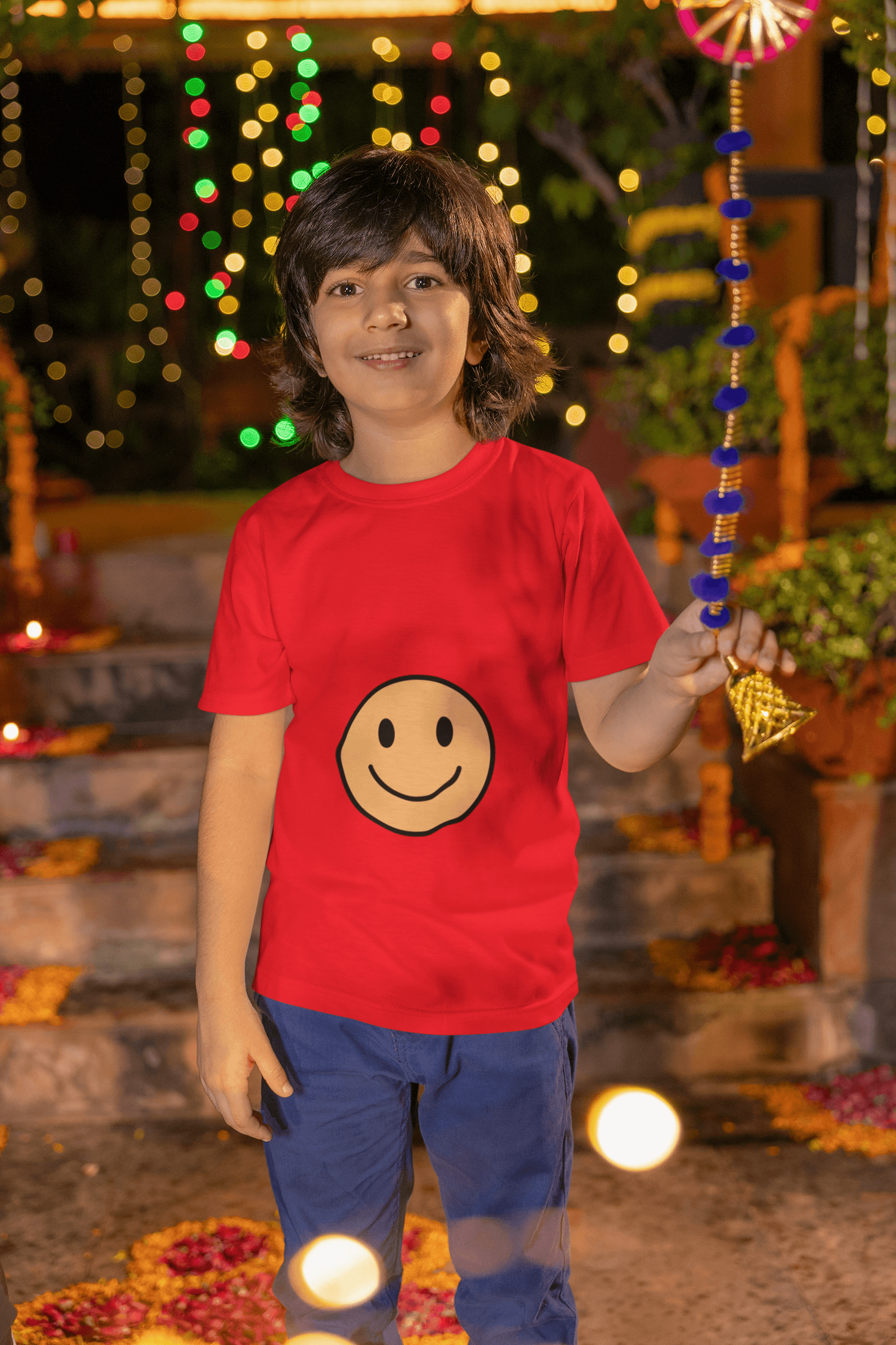 Smiley Kids Round Neck Tshirt