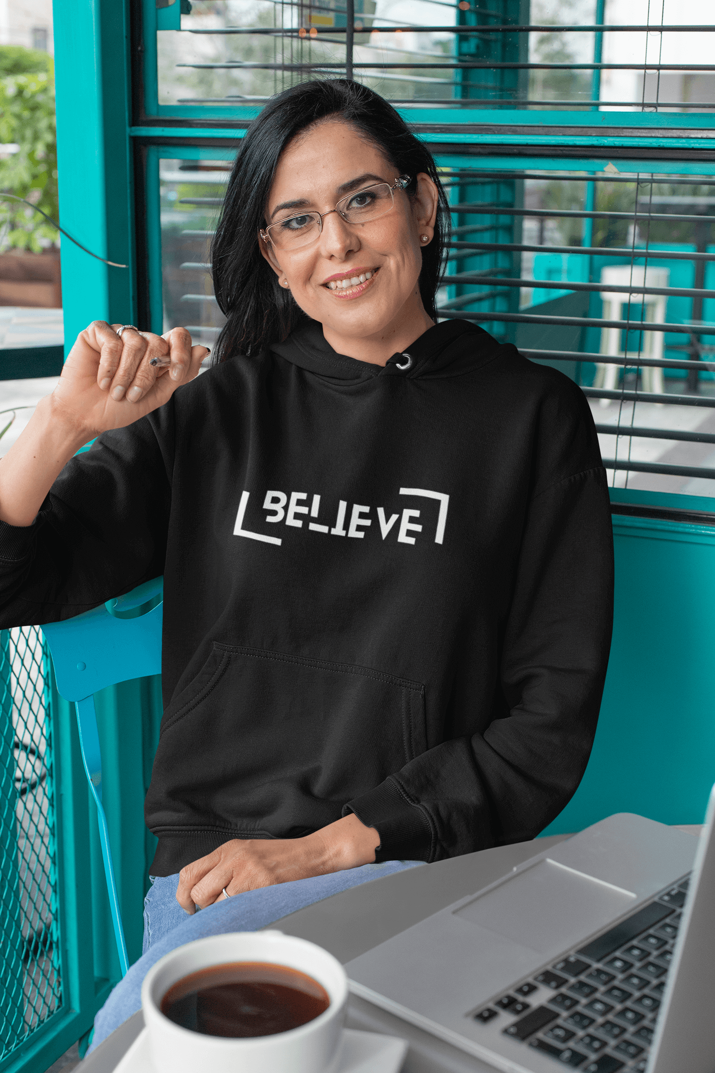 Believe Unisex Hooded Sweatshirt