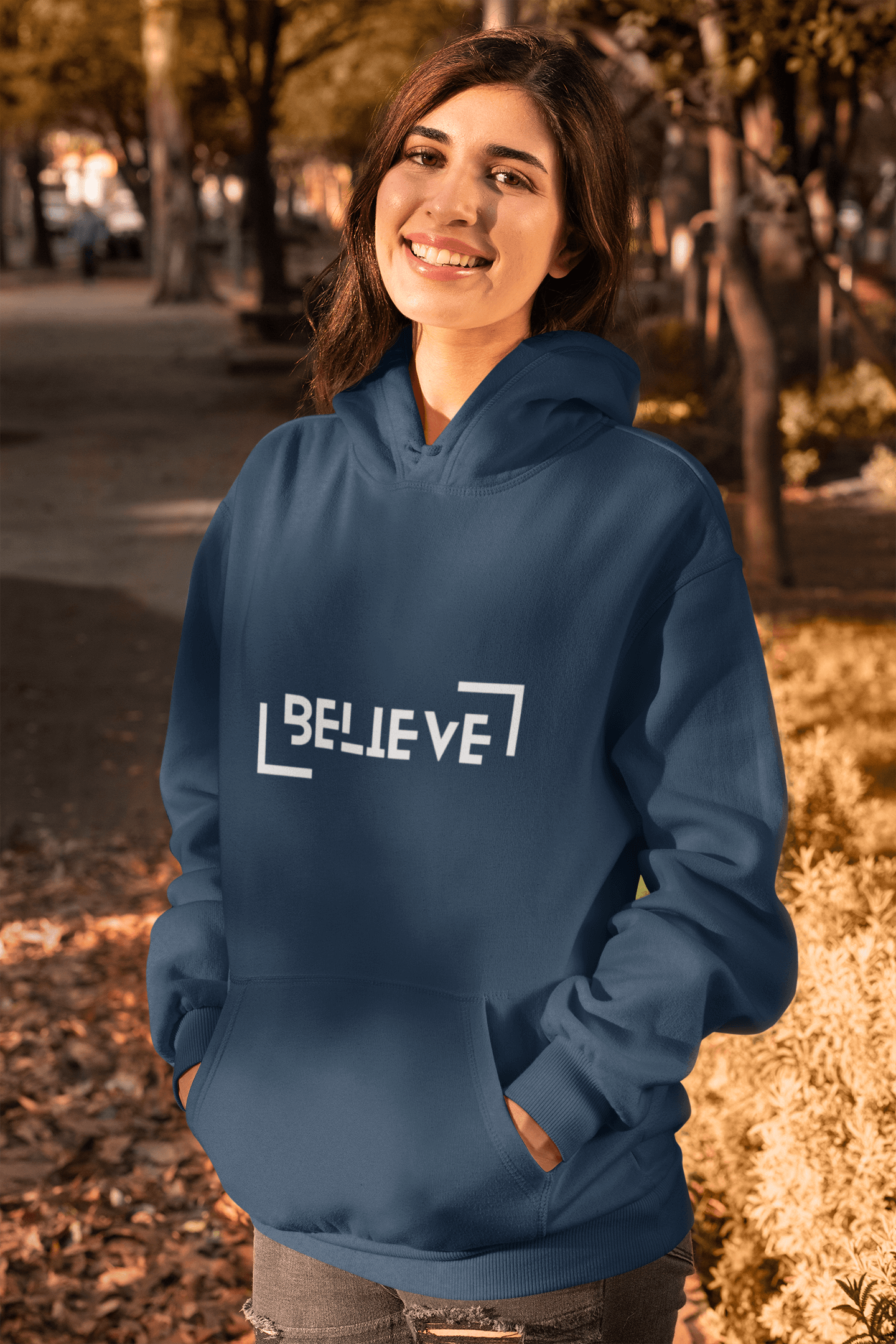 Believe Unisex Hooded Sweatshirt
