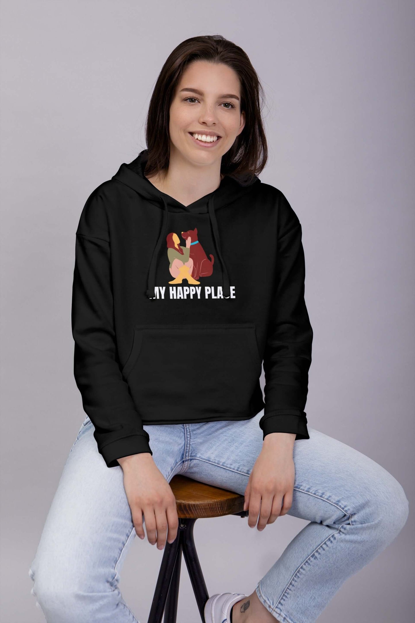 My Happy Place Unisex Hooded Sweatshirt
