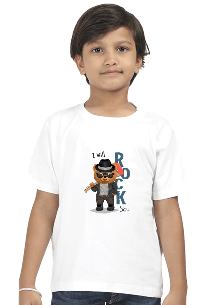 I will Rock You Kids Round Neck Tshirt
