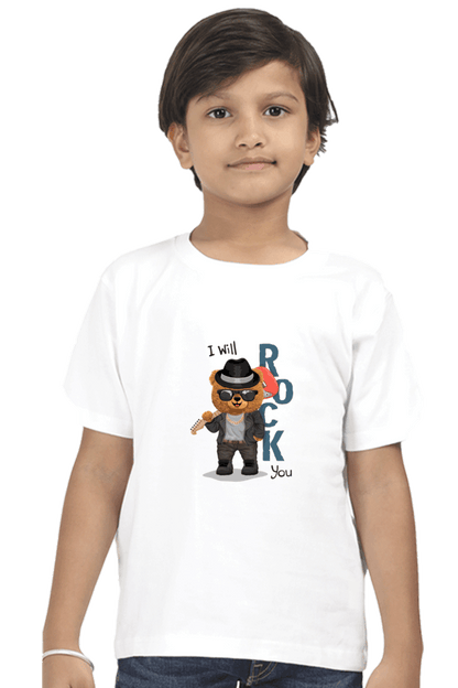 I will Rock You Kids Round Neck Tshirt