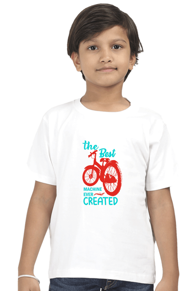 The Best Machine Ever Created Kids Round Neck Tshirt