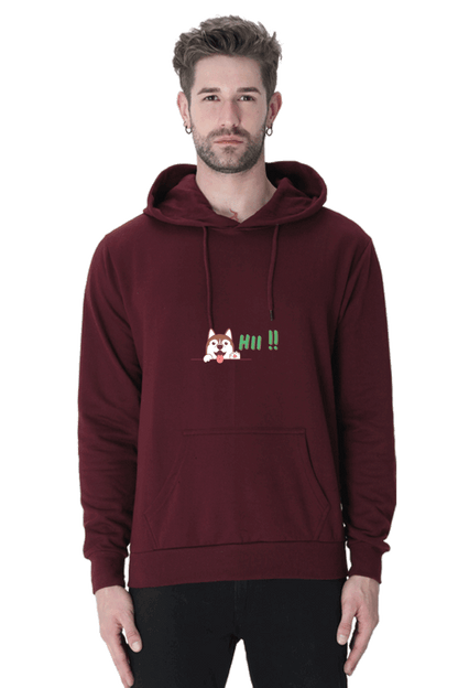 Hi! Unisex Hooded Sweatshirt