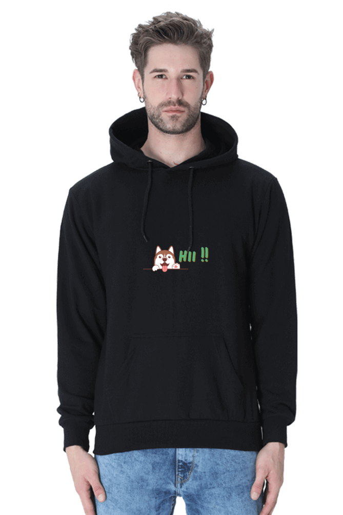 Hi! Unisex Hooded Sweatshirt