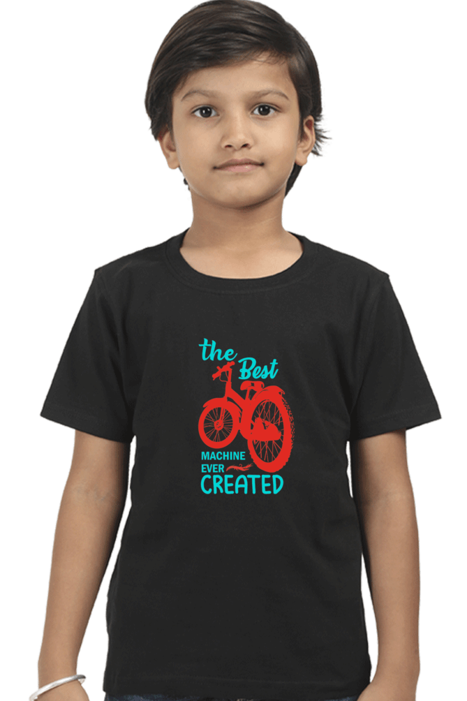 The Best Machine Ever Created Kids Round Neck Tshirt