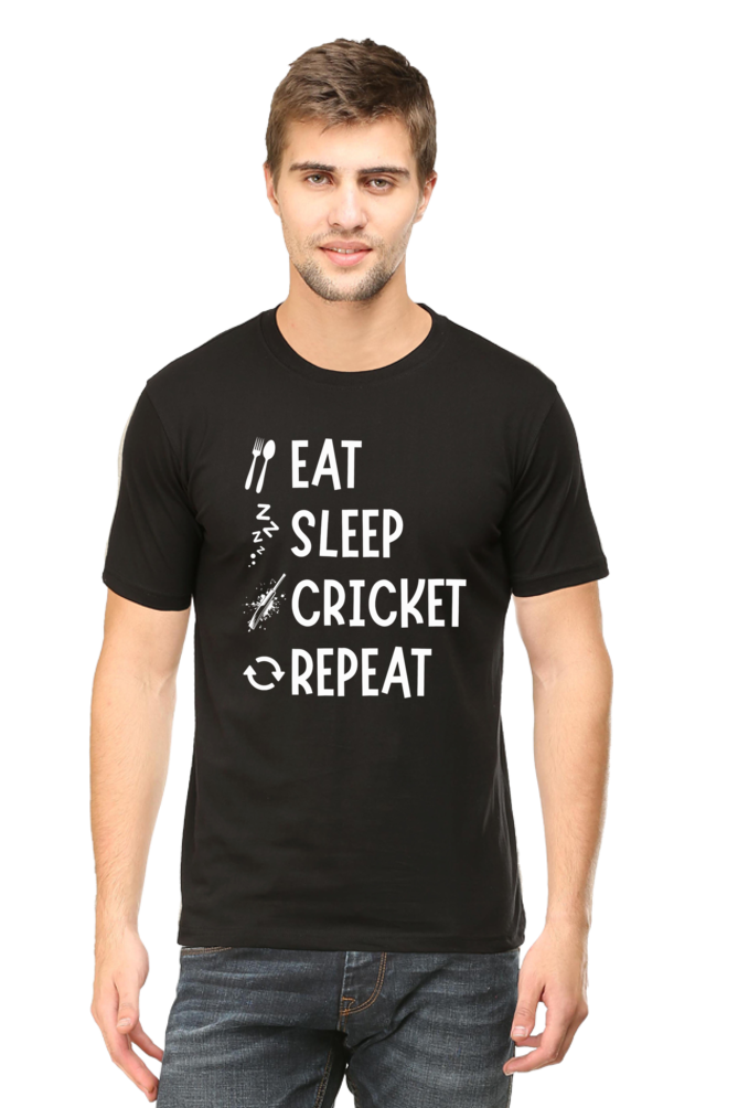 Eat Sleep Cricket 2 - Unisex Tshirt