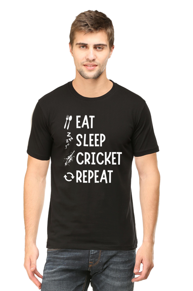 Eat Sleep Cricket - Unisex Tshirt