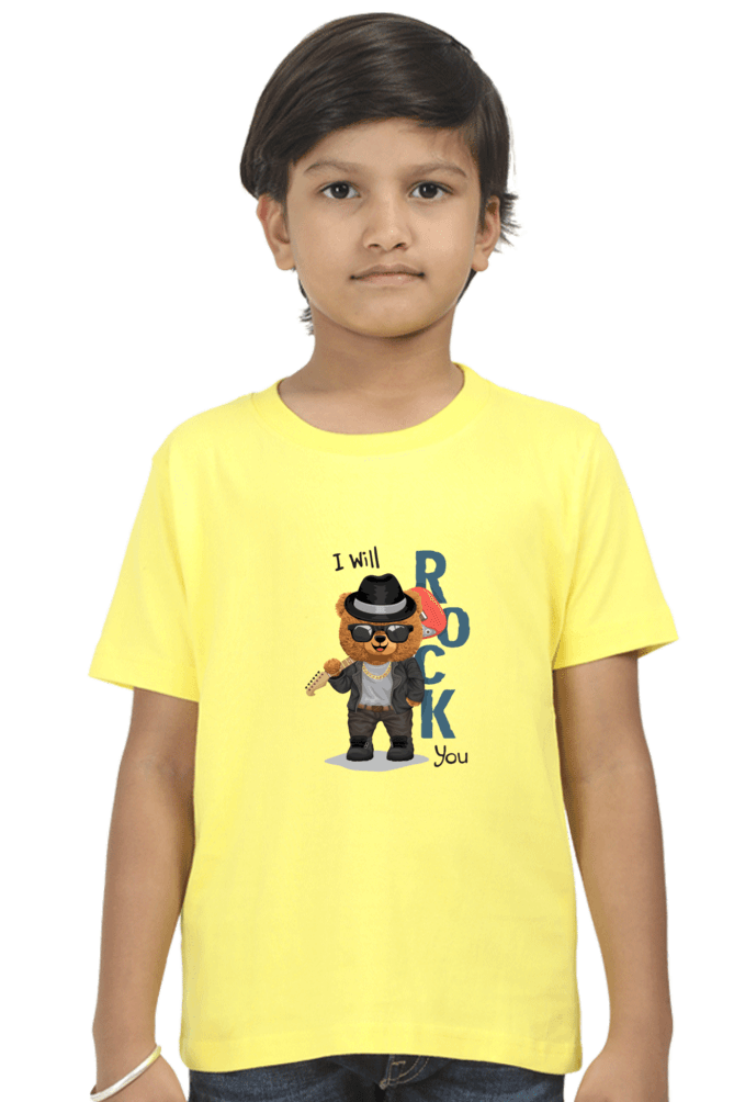 I will Rock You Kids Round Neck Tshirt