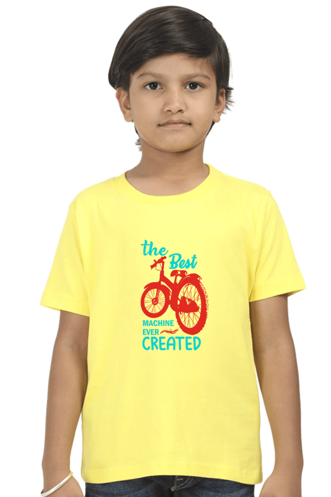 The Best Machine Ever Created Kids Round Neck Tshirt