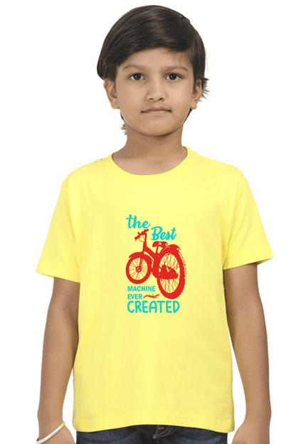 The Best Machine Ever Created Kids Round Neck Tshirt
