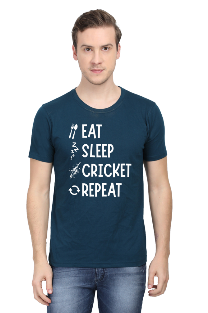 Eat Sleep Cricket 2 - Unisex Tshirt