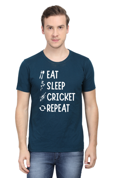 Eat Sleep Cricket 2 - Unisex Tshirt