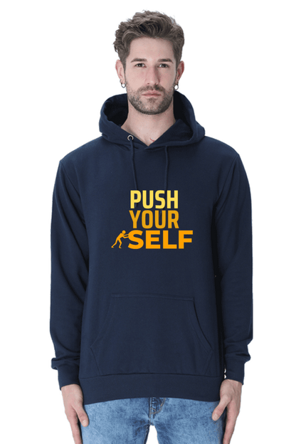 Push Yourself Unisex Hooded Sweatshirt