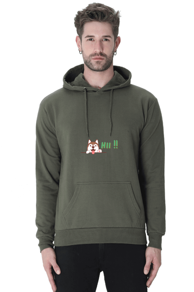 Hi! Unisex Hooded Sweatshirt