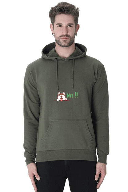 Hi! Unisex Hooded Sweatshirt