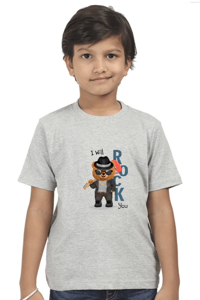 I will Rock You Kids Round Neck Tshirt