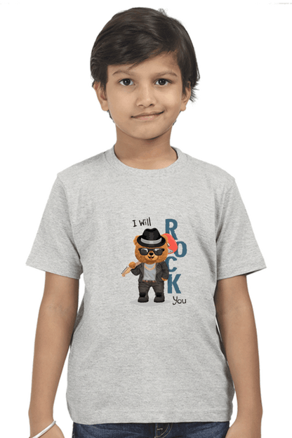 I will Rock You Kids Round Neck Tshirt
