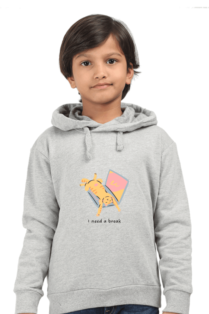 I Need a Break Kids Hooded Sweatshirts