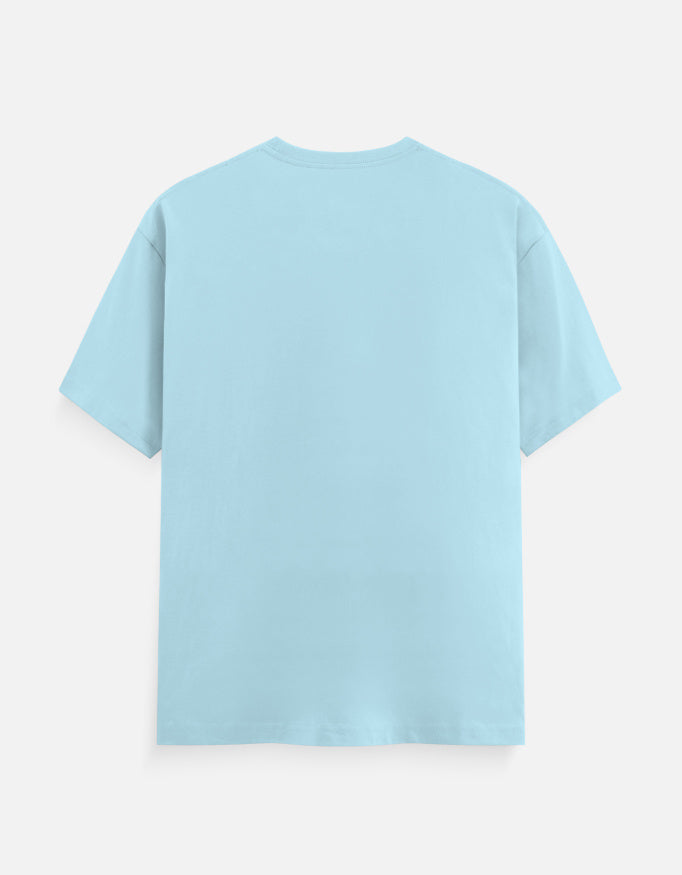 022 Mumbai regular fit T-shirt in Baby Blue – plain back view, Bonzo Peter's
