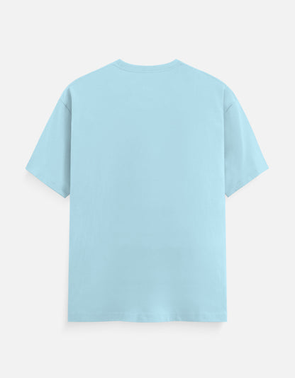 022 Mumbai regular fit T-shirt in Baby Blue – plain back view, Bonzo Peter's