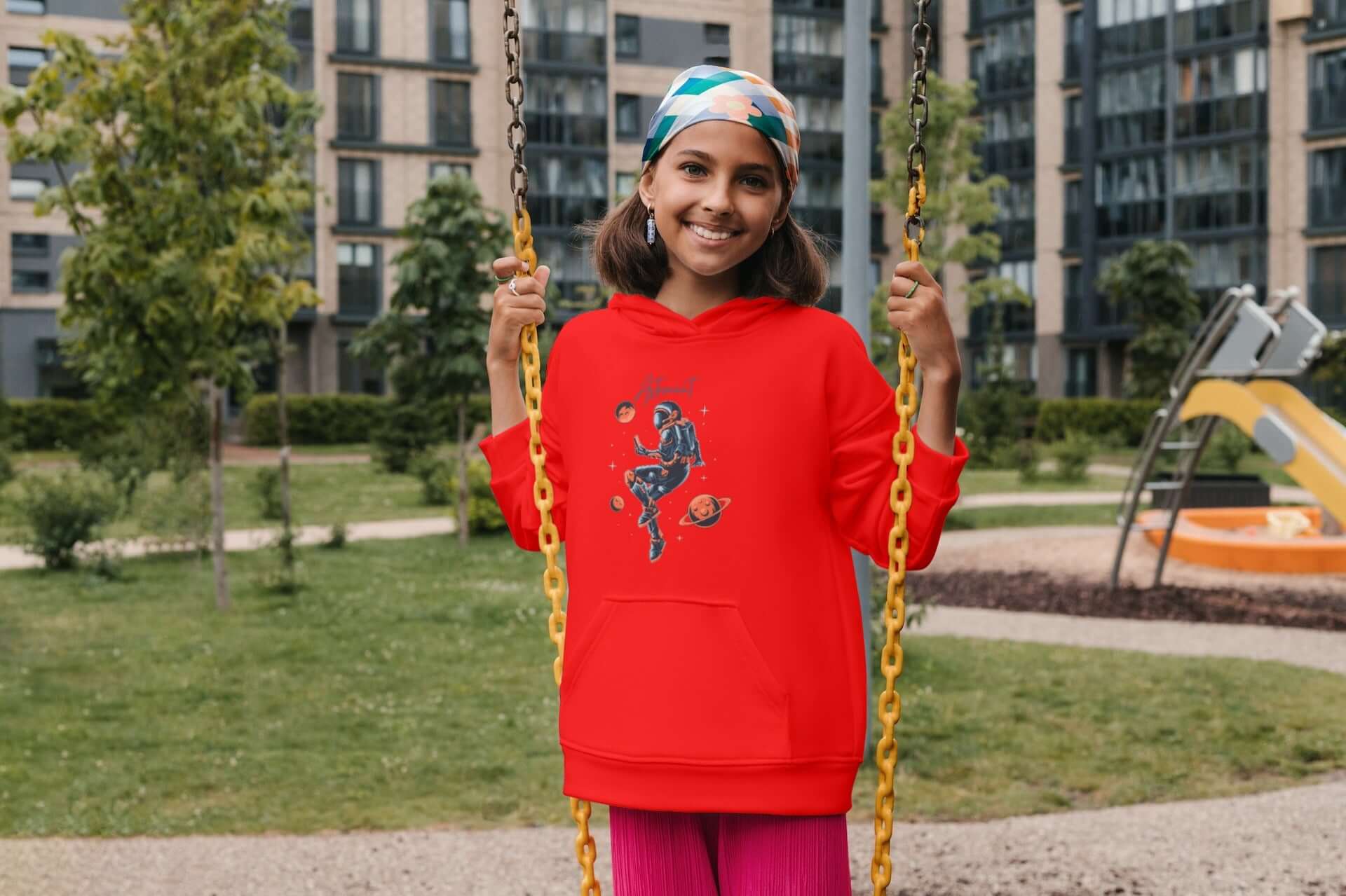Astronaut Kids Hooded Sweatshirt