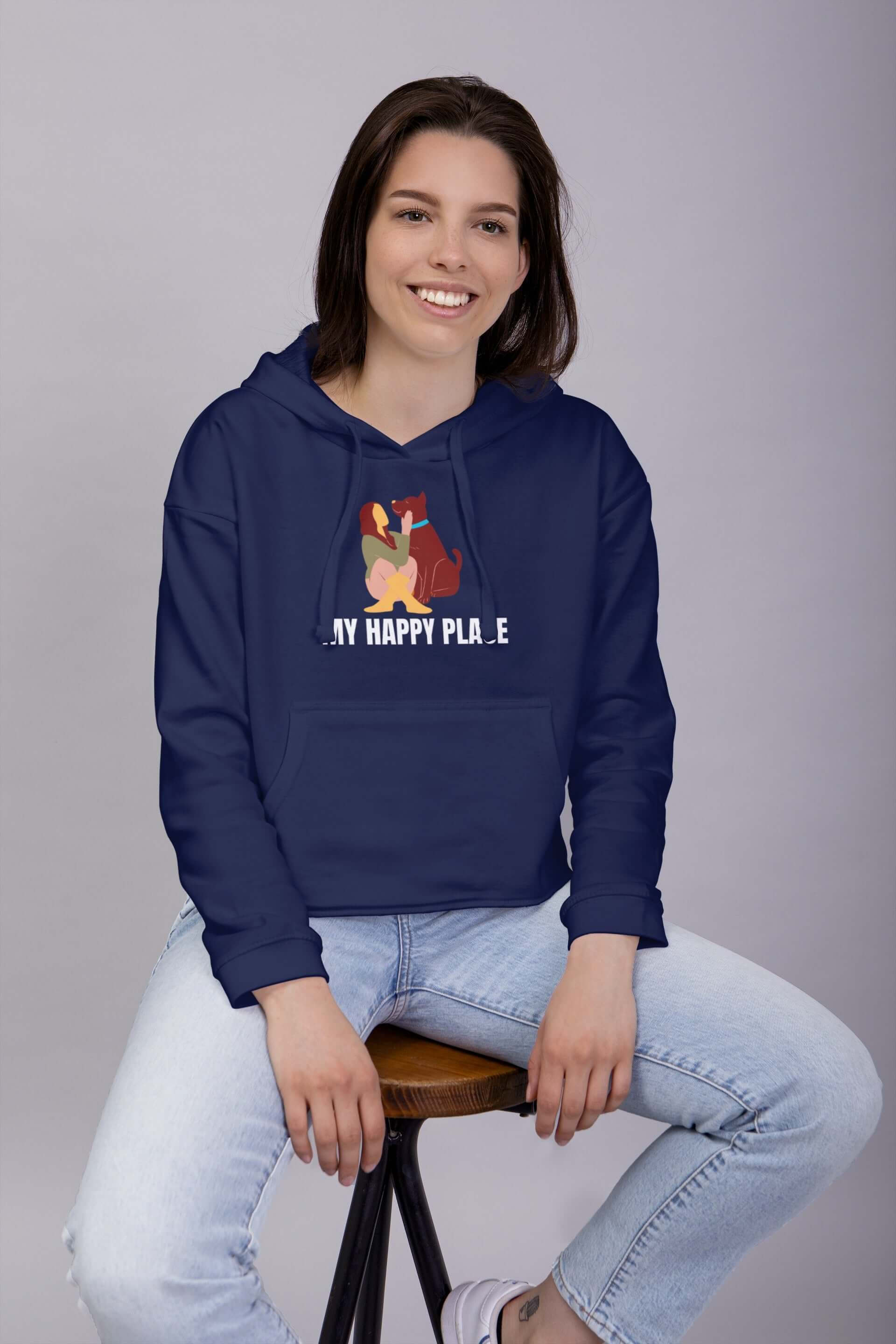 My Happy Place Unisex Hooded Sweatshirt