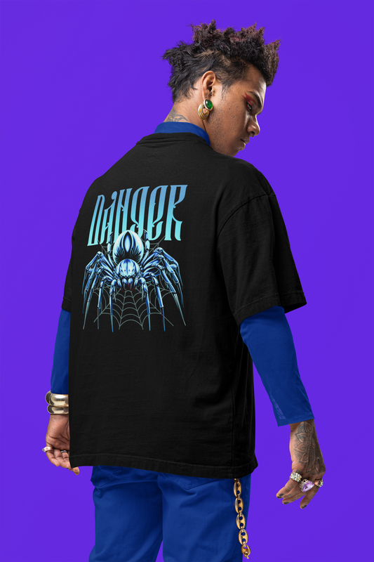 Danger Oversized Unisex Tshirt