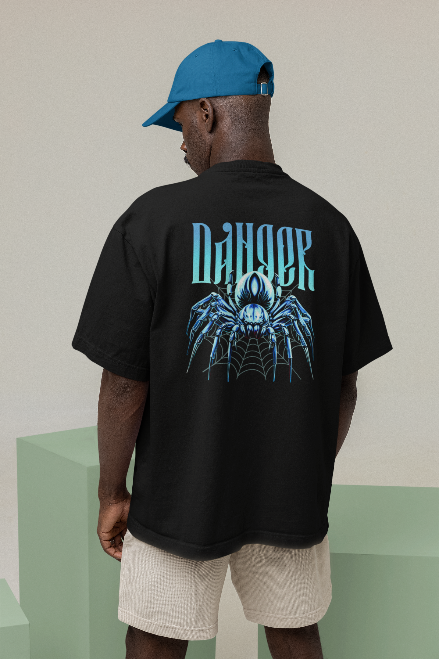 Danger Oversized Unisex Tshirt