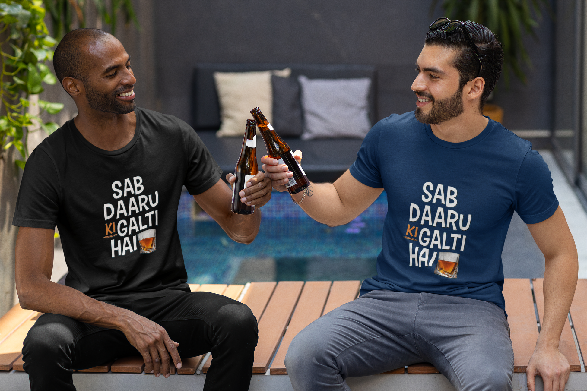 SAB DAARU KI GALTI HAI  Unisex Tshirt