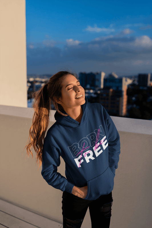Born to be Free Hooded Sweatshirts