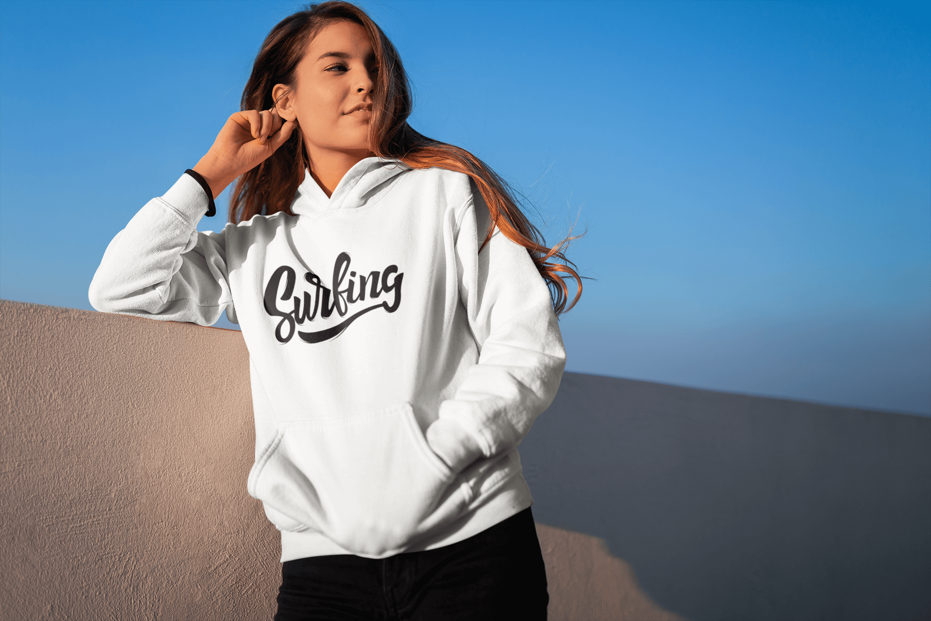 Surfing Hooded Sweatshirt