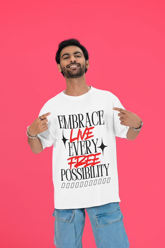 Live Free Oversized Unisex Tshirt