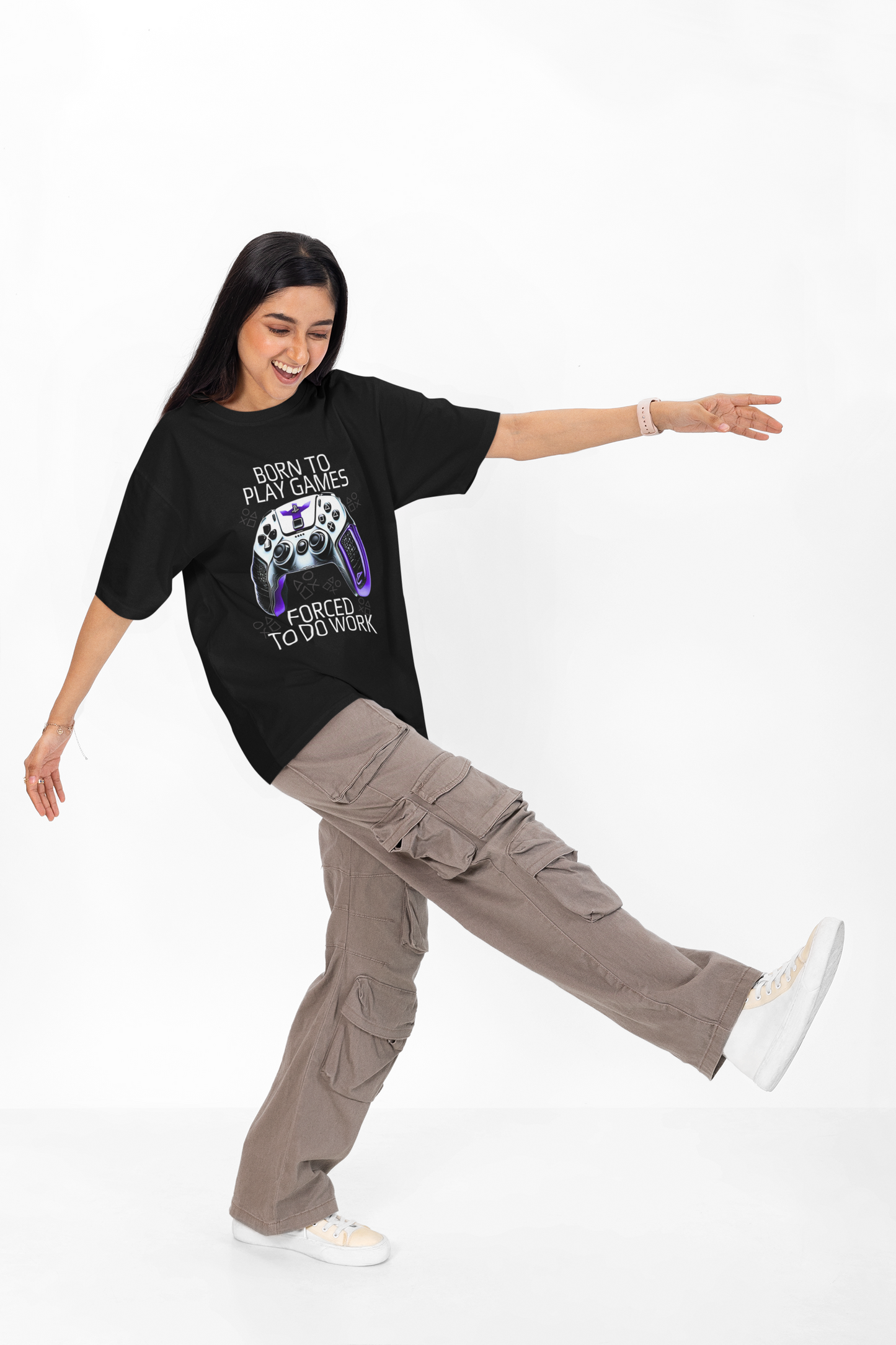 Born2Play Oversized Unisex Tshirt