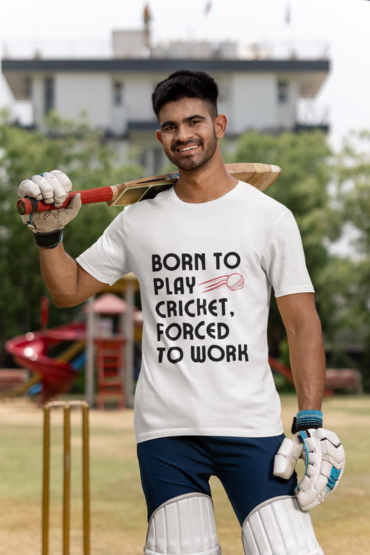 Born to play Cricket Unisex Tshirt
