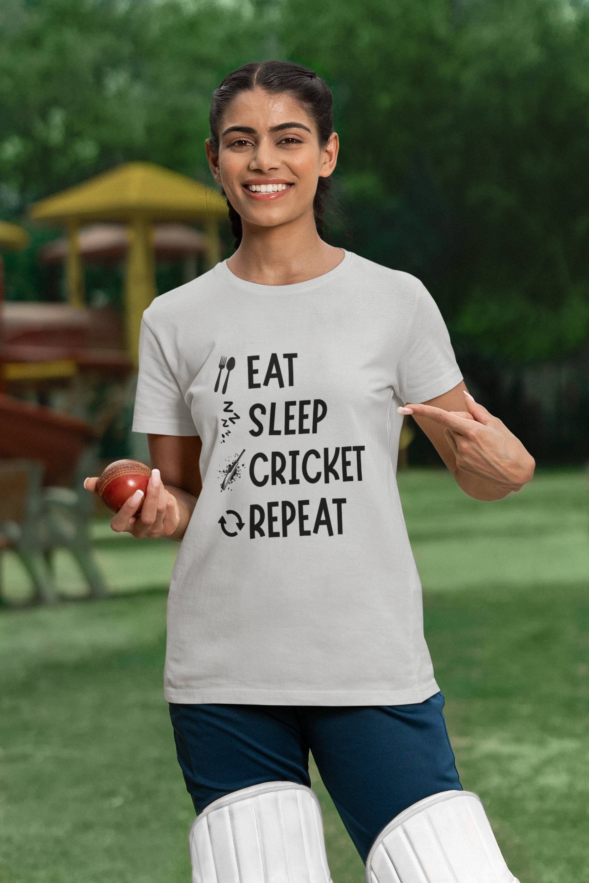 Eat Sleep Cricket - Unisex Tshirt